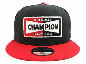  новый товар! CHAMPION Champion свеча зажигания NEW ERA 9FIFTY колпак осмотр оригинал Vintage CAP HOTROD Ame машина FORD Chevrolet bom