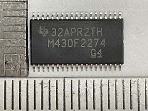 面実装 MIXED SIGNAL MICROCONTROLLER MSP430F2274IDA (出品番号641) テキサスインスツルメンツ(TI)