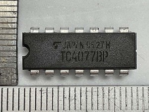 DIP CMOS Quad Exclusive-NOR Gate TC4077BP ( exhibit number 667) Toshiba (TOSHIBA)