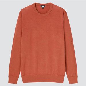 ◆UNIQLOユニクロ◆エクストラファインメリノウール　ニット　クルーネックニットセーター タグ付き クルーネックセーター メリノウール 