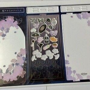 夜桜 アクリルフレーム 桜 フクヤ オタ活