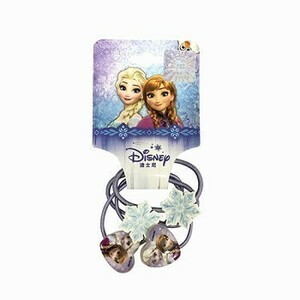  including carriage hole . snow. woman . Heart beads da ikatto hair elastic 4. set 14053 hole snow FROZEN Disney Princess hair accessory child girl 