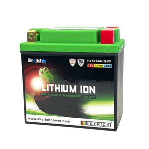 SKYRICH HJTX14AHQ-FP lithium ion battery [ interchangeable YB14L-A2 FB14L-A2 YB10L-A2 YB12AL-A YTX14L-BS]