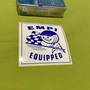 EMPI equipped Flag 　ステッカー　空冷 タイプ２ タイプ3 ビートル VW フォルクスワーゲン　USDM