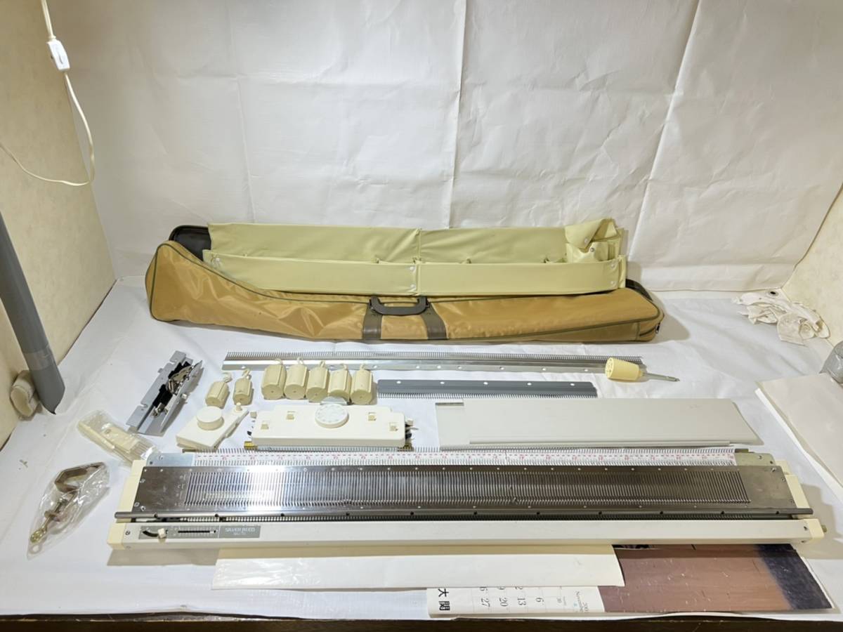 SILVER REED 編み機、ジャカードリブニッター、SRJその他備品