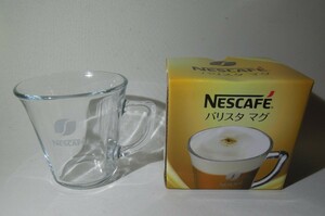 ネスカフェ　バリスタマグ　ガラス製　マグカップ　NESCAFE　新品　未使用