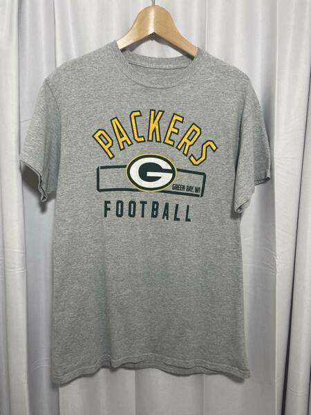 NFL TEAN APPAREL PACKERS FOOTBALL Tシャツ　プリントTシャツ　古着　M size