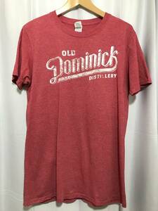 GILDAN print T shirt ギルダン　OLD Dominick プリントTシャツ　メンフィス　USA　古着　used M size