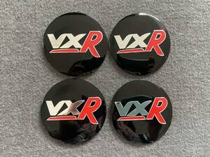 VXR ホイール センターキャップシール 56.5ｍｍ 4枚セット アルミ製 カーステッカー 自動車 ●360番