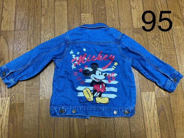 デニムジャケット Gジャン ディズニー ミッキーマウス　Disney store 95