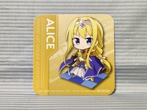 ソードアートオンライン セガコラボカフェ限定 非売品コースター 第2弾 アリス セガカフェ SAO アリシゼーション