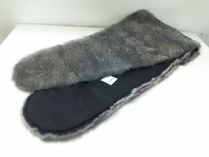 23 district ( Onward ) rabbit fur muffler 27x148 838732B489-176