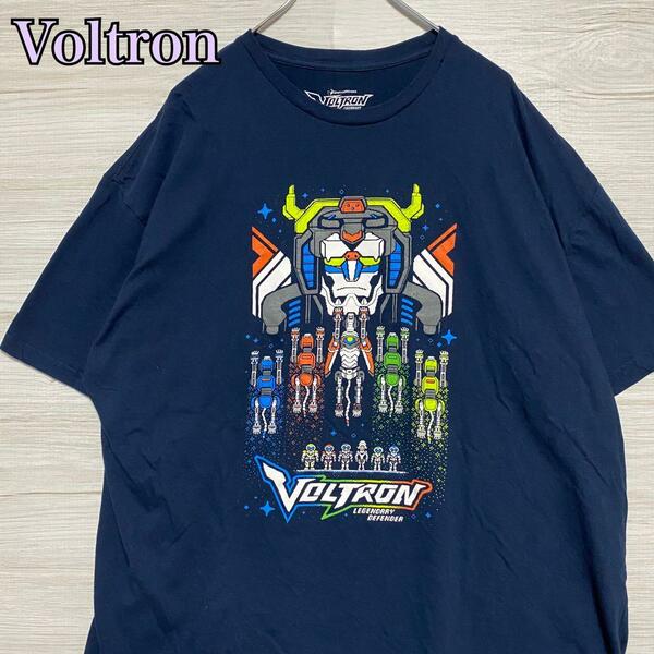 【入手困難】Voltron ボルトロン　Tシャツ 3XLサイズ　ビッグプリント　ゆったり　キャラクター　一点物　レア　半袖　アニメ　映画　海外