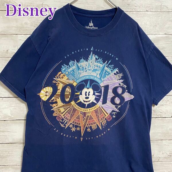 【入手困難】Disney ディズニー　Tシャツ　Lサイズ　半袖　海外　一点物　キャラクター　ヴィンテージ　ディズニーランド ディズニーストア