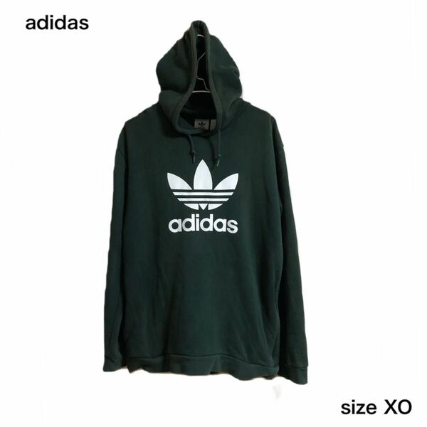 adidas originals アディダス オリジナルス トレフォイル パーカー フーディ ビッグサイズ XO オーバーサイズ