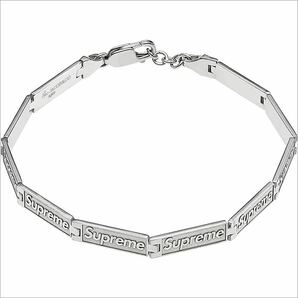 送料無料 S/M Supreme Jacob & Co Logo Link Bracelet Sterling Silver 23SS シュプリーム ジェイコブ ブレス ブレスレット シルバー 新品