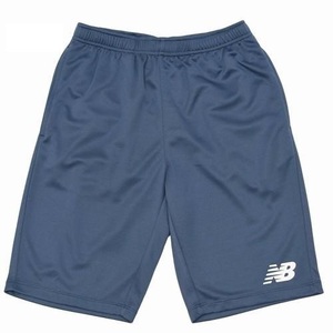 [KCM]z-new-454-140* exhibition goods *[New Balance] Junior training short pants JJSP0317 Stone blue size 140