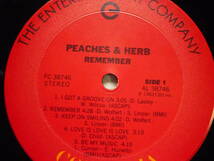 LP2枚　　PEACHES & HERB / TWICE THE TIME(USプロモ) / REMEMBER「恋の仲直り」＆「愛の誓い」_画像6