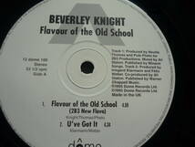 12インチ3枚　　BEVERLEY KNIGHT / FLAVOUR OF THE OLD SCHOOL / SHAPE OF YOU / MOVING ON UP(ON THE RIGHT SIDE)_画像2