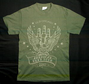 半袖プリントTシャツ 表記サイズS 古着 中古 ユーズド OLD CHICAGO AMERICA'S BEER TOUR 2011