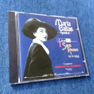 MARIA CALLAS/Live in San Remo 1954.12.27