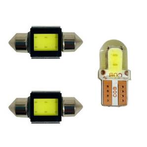 AmeCanJapan MK32S スペーシアカスタム LED ルームランプ ウェッジ球セット T10 COB 全面発光 車内灯 バルブ 交換用電球 ホワイト