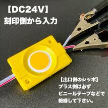 30コマ トラック 24V LED 増設ランプ 架装部品 サイドマーカー 車高灯 庫内灯 シャーシマーカー 作業灯 AmeCanJapan ピンク 紫_画像5