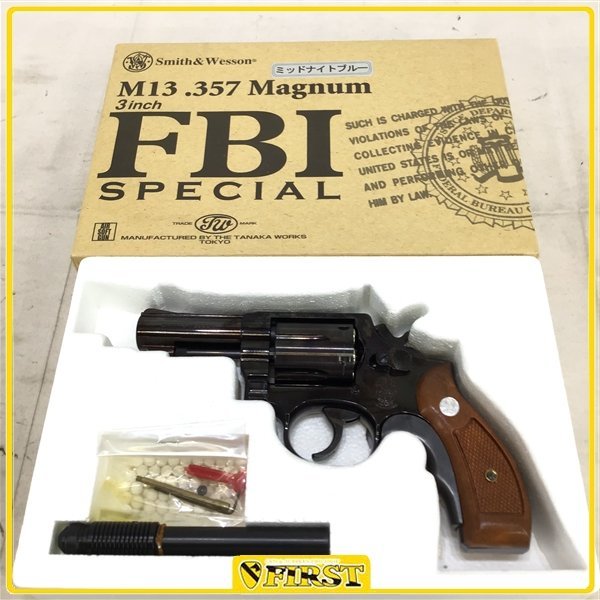 格安売上 タナカ 純正ガスリボルバー S&W M36 チーフ 4in ミッドナイト