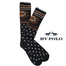 HV POLO　 Harper（ハーパー） ブラックメランジ　ライディングソックス　乗馬靴下　乗馬　馬術_画像2