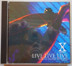 【中古】X JAPAN　LIVE LIVE LIVE　TOKYO DOME 1993-1996　２枚組　2023040059