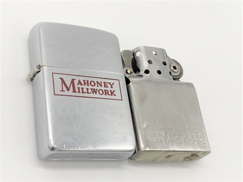 詰替え zippo ジッポー 超貴重 1960年製ヴィンテージ 当時物箱付き 激