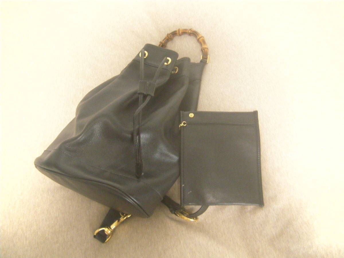 ヤフオク! -「グッチ バンブー リュック ワンショルダー」(グッチ) (く