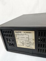 動作品　SANYO　S-VHS　VZ-S900B　ビデオデッキ　希少　S VHS 三洋電機_画像6