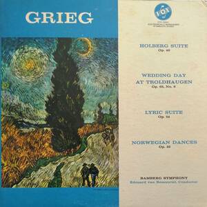 輸入LP盤 エドゥアルド・ヴァン・ルモーテル/Bamberg Sym　Grieg 「ホルベルク組曲」～「ノルウェー舞曲」