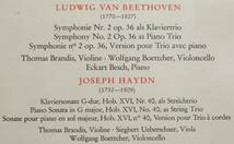 輸入LP盤 ブランディス/ベッチャー/ベッシュ　Beethoven 交響曲2番によるPiano三重奏曲 & Haydn 弦楽三重奏曲_画像2