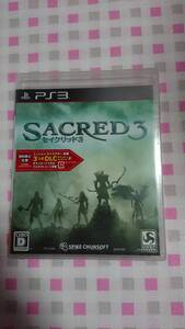 新品未開封 PS3ソフト セイクリッド3 送料無料