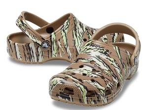 crocs Classic Printed Camo Clog duck camouflage khaki series 28cm