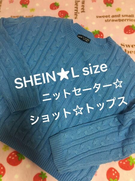 SHEIN☆ ニットセーター長袖トップス