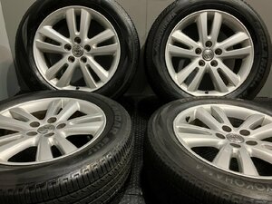 【YOKOHAMA GEOLANDAR SUV 225/60R17】夏タイヤ【トヨタ クルーガー 純正ホイール 17インチ 6.5J5HPCD114.3+35】18年製　(VTK722)