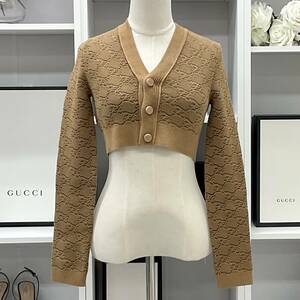 6430 Fendi винт course укороченные брюки длина Short кардиган Brown 