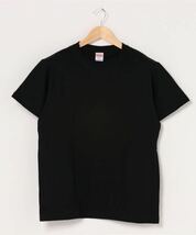 新品 ユナイテッドアスレ 5.6oz ハイクオリティ 無地 半袖Tシャツ ユニセックス 黒 ブラック 3枚 3XL_画像3