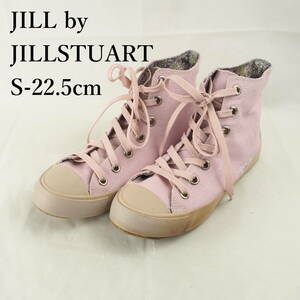 LK7548*JILL by JILLSTUART*ジルバイジルスチュアート*レディースハイカットスニーカー*S-22.5cm*ピンク