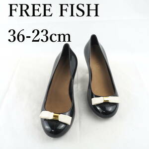 LK7702*FREE FISH*フリーフィッシュ*レディースパンプス*36-23cm*黒