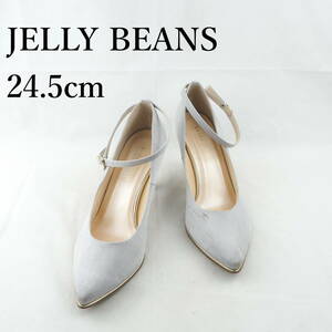 LK7832*JELLY BEANS*ジェリービーンズ*レディースパンプス*24.5cm*薄パープル