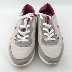 LK7875*le coq sportif*ルコックスポルティフ*レディーススニーカー*37-22.5cm*グレーの画像2