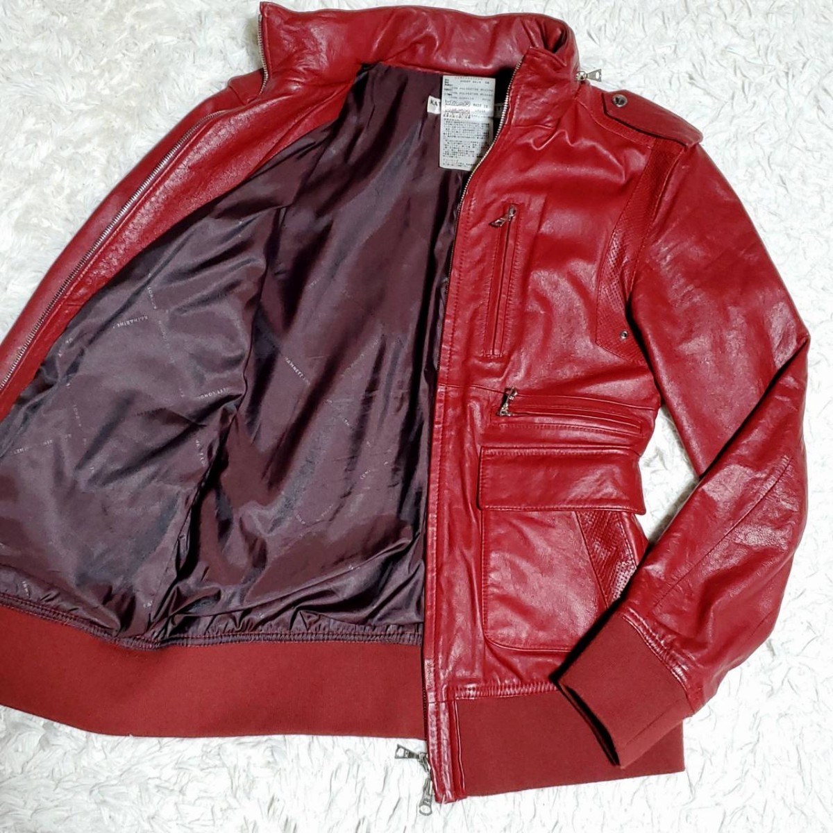 ヤフオク! -「ハムネット レザー ジャケット」の落札相場・落札価格