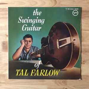 LP TAL FARLOW タル・ファーロウ/THE SWINGING GUITAR OF TAL FARLOW[国内盤:解説付き:'57年作:EDDIE COSTA,VINNIE BURKE]