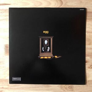 LP EGG エッグ/S.T.['70年1作目:国内盤:解説付き:トリオによるシンプルなサウンドと複雑緻密な構成/arr.テクニカルな演奏力が相まった名作]