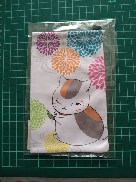 夏目友人帳 スマホ巾着 廃番品 未使用保管品