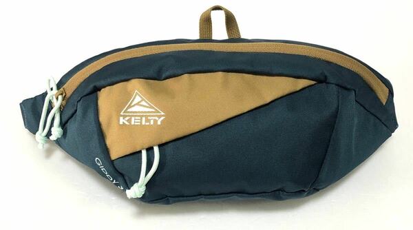 KELTY ケルティ ボディバッグ ウエストバッグ カーキ　グリーン 2304067 ショルダーバッグ ウエストポーチ 美品